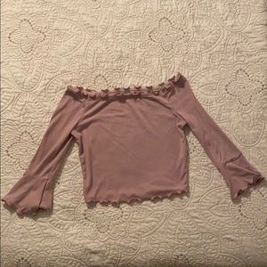 Off the Shoulder Crop Top